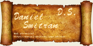 Daniel Šmitran vizit kartica